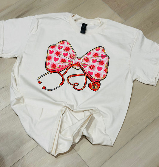 Valentines Bow Stethoscope